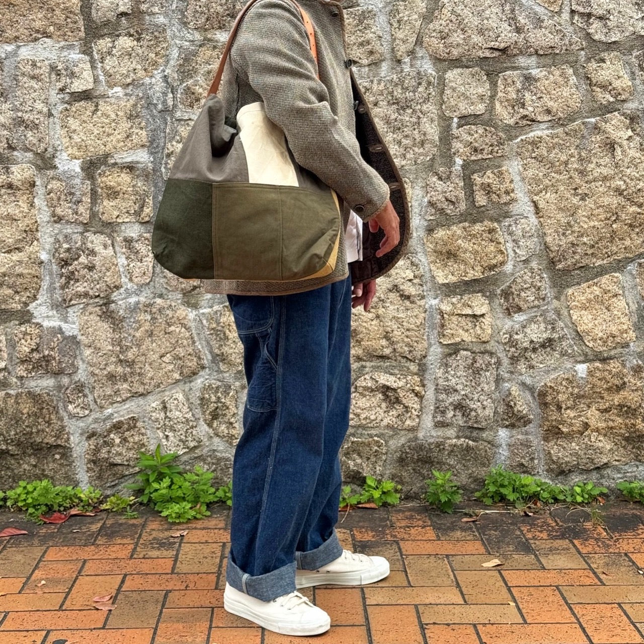 NO MORE WAR ノーモアウォー MILITARY キャンバスショルダーバッグ RBMU15SH1