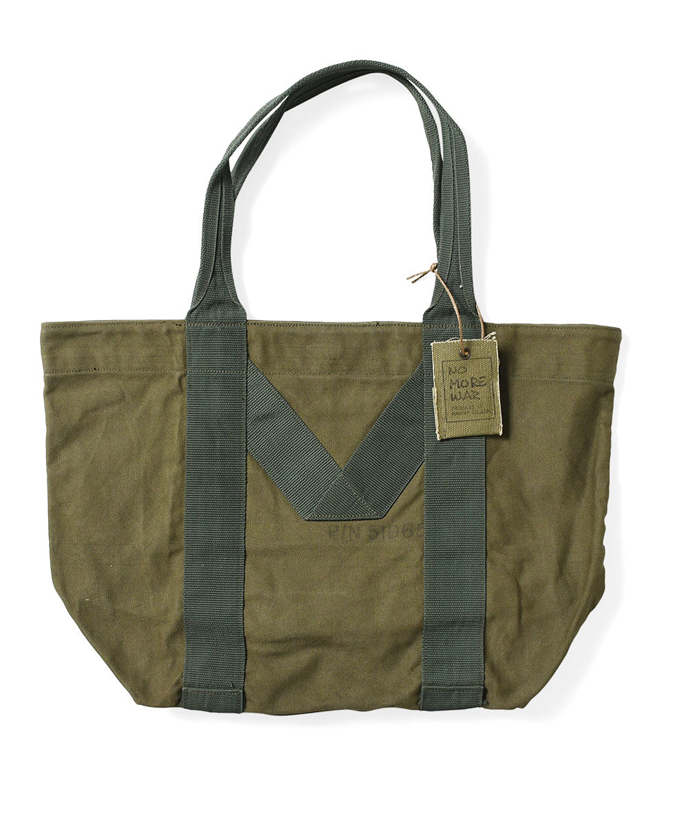 NO MORE WAR ノーモアウォー MILITARY キャンバストートバッグ M RBMU18M1