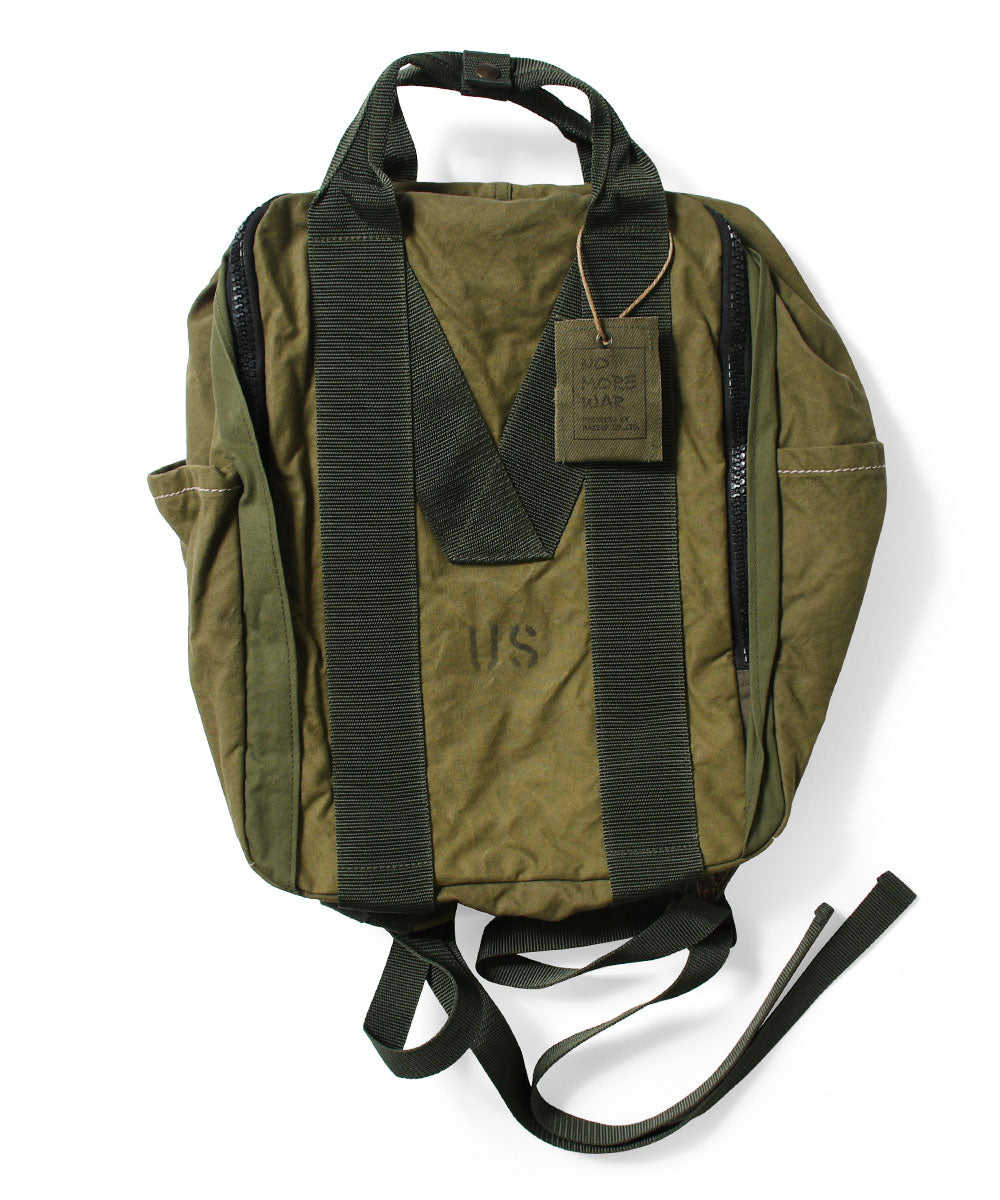 NO MORE WAR ノーモアウォー MILITARY キャンバスバックパック RBMU17R1