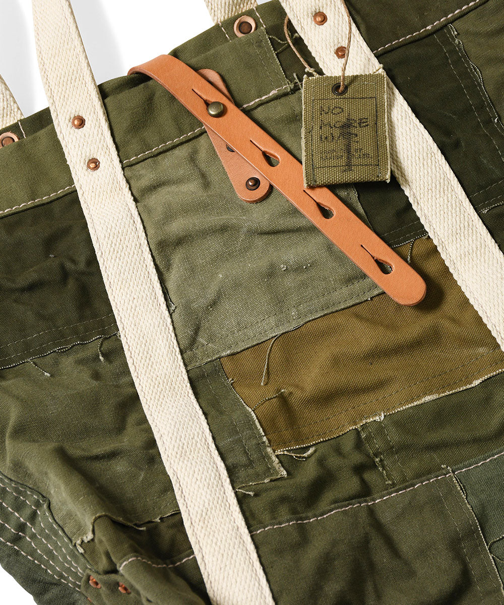 NO MORE WAR ノーモアウォー MILITARY パッチワークダッフルバッグ ZMU0007