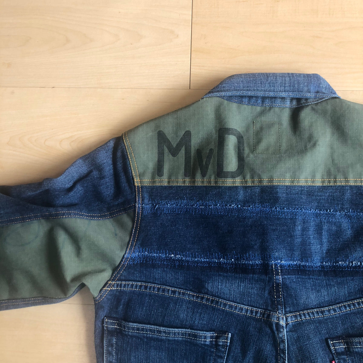【受注生産】NO MORE WAR ノーモアウォー ダッフルバッグ×デニム Gジャン REB014