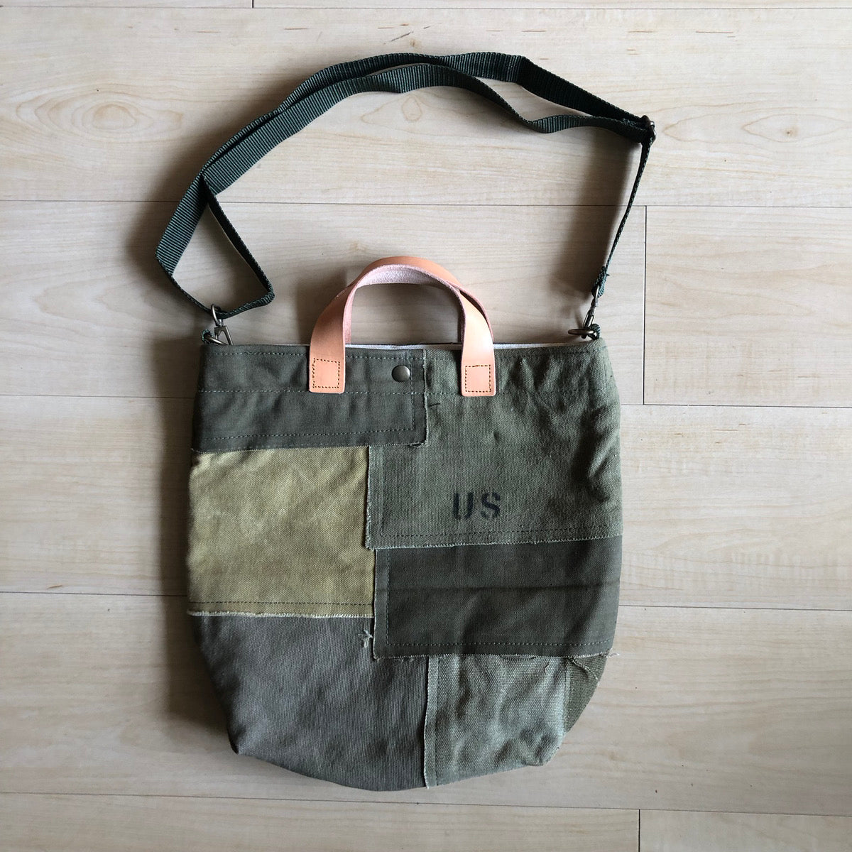 NO MORE WAR ノーモアウォー パッチワークA4トートバッグ REB013