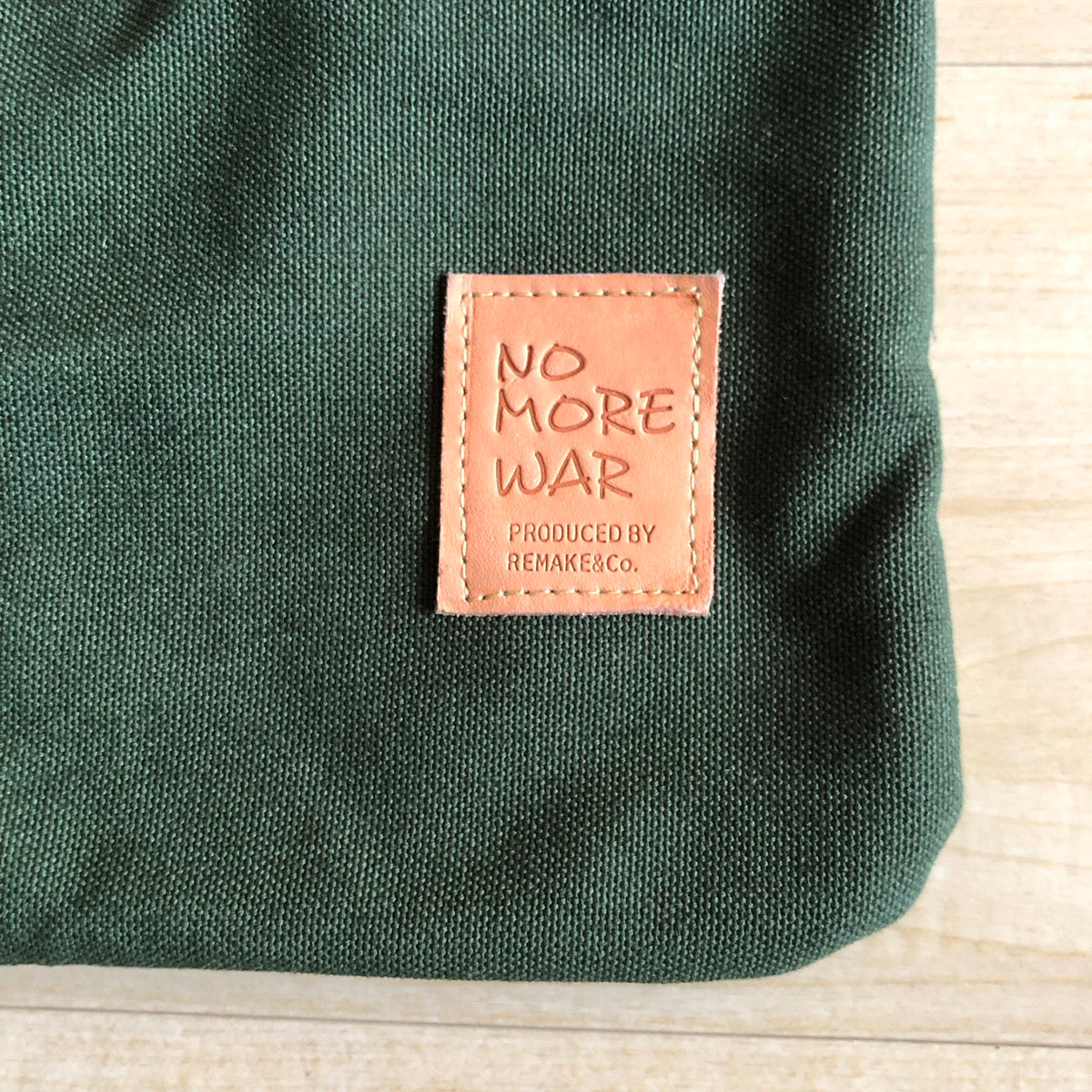 NO MORE WAR ノーモアウォー ミリタリーサコッシュ（ショルダー付） RBMU18P1