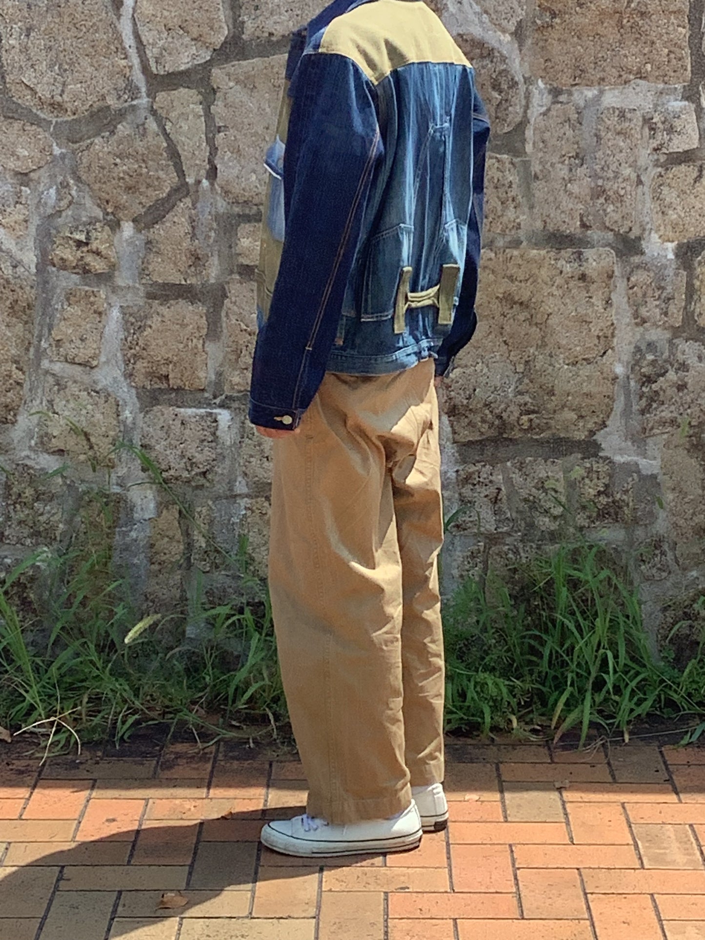 【受注生産】NO MORE WAR ノーモアウォー ダッフルバッグ×デニム Gジャン REB014