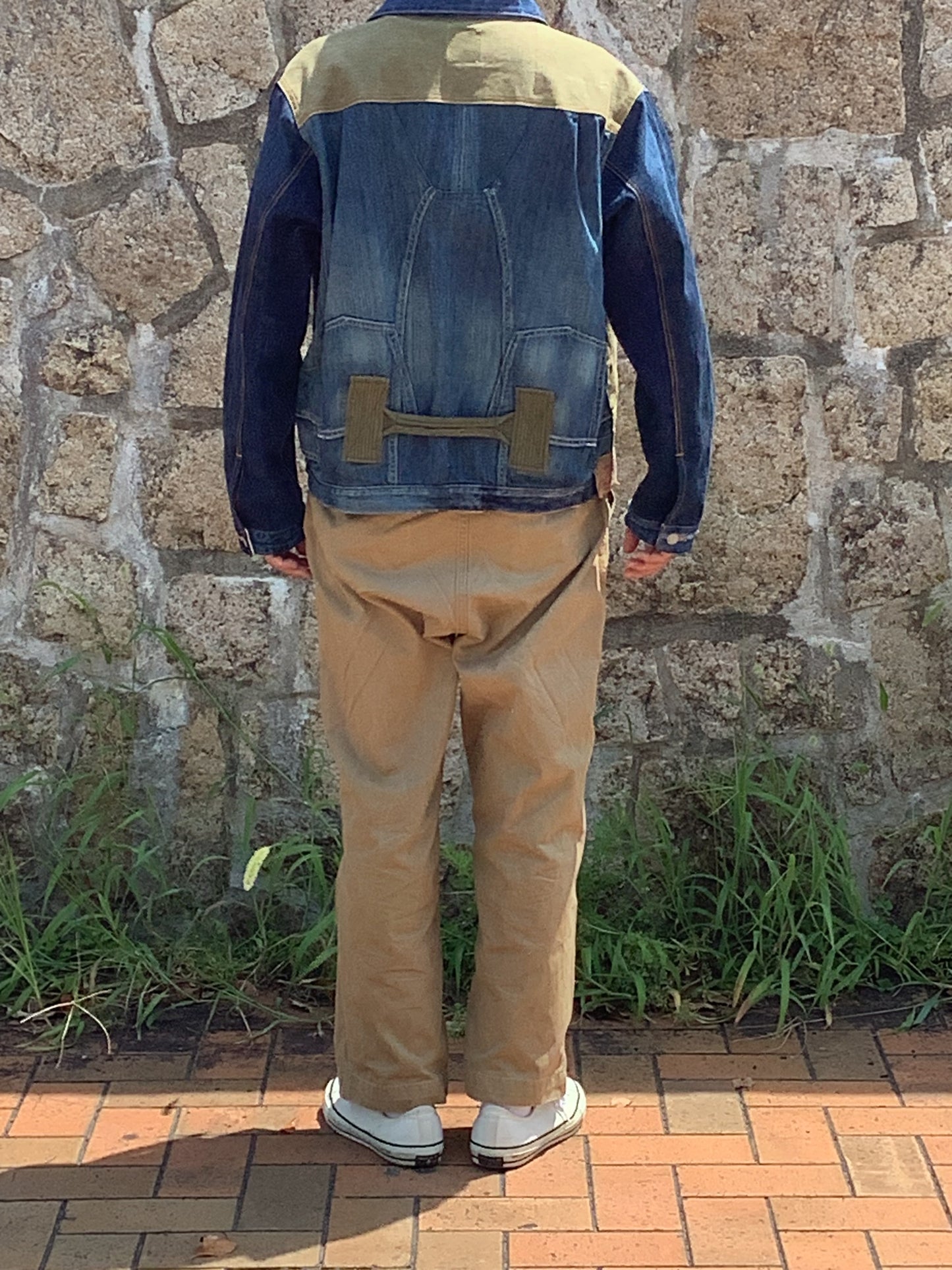 【受注生産】NO MORE WAR ノーモアウォー ダッフルバッグ×デニム Gジャン REB014